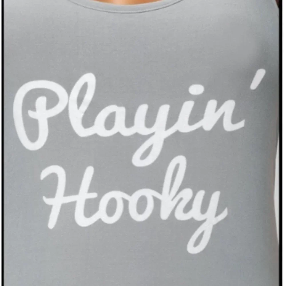 Playin Hooky PJ Set - Grey/Combo - Picture 2 of 10